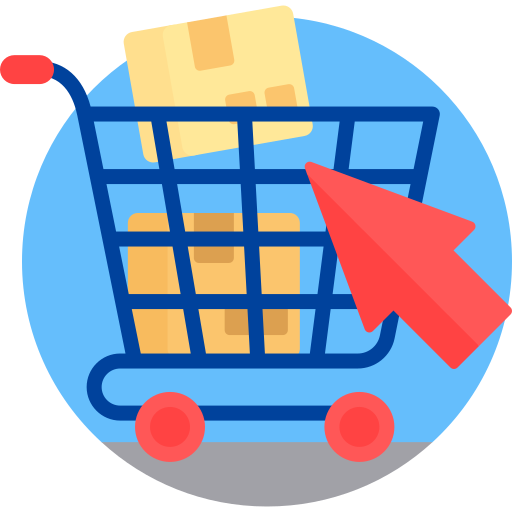 e-commerce Detailed Flat Circular Flat ikona