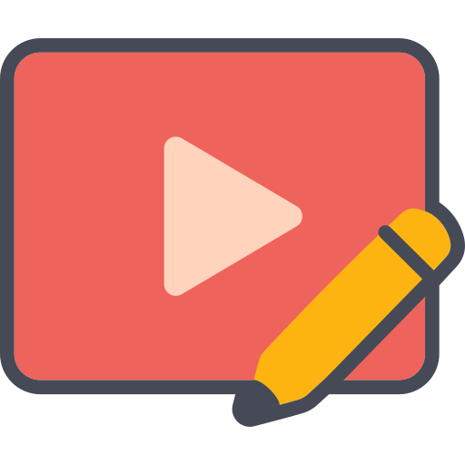Video editor Generic color lineal-color icon