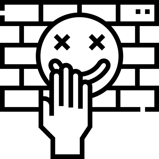 autocollant Detailed Straight Lineal Icône