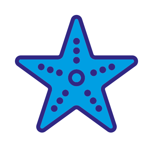 海の星 Generic color lineal-color icon