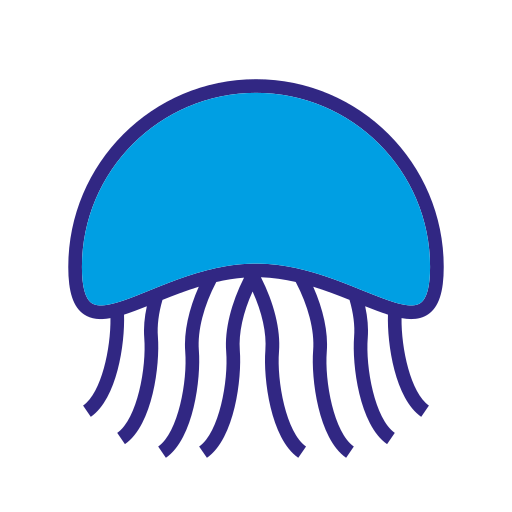 Медуза Generic color lineal-color иконка