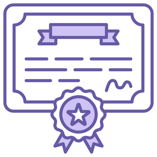 Certificate Generic color lineal-color icon