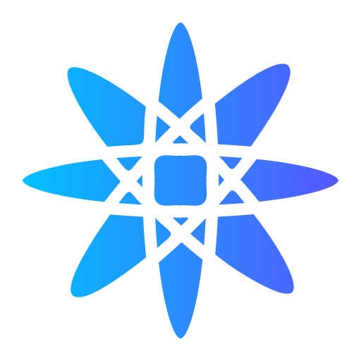 atomo Generic gradient outline icona