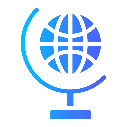 globo terrestre Generic gradient outline icona