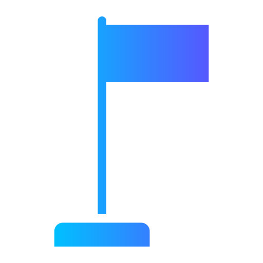 Flag Generic gradient outline icon