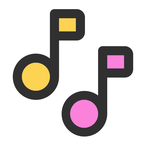 música Generic color lineal-color icono