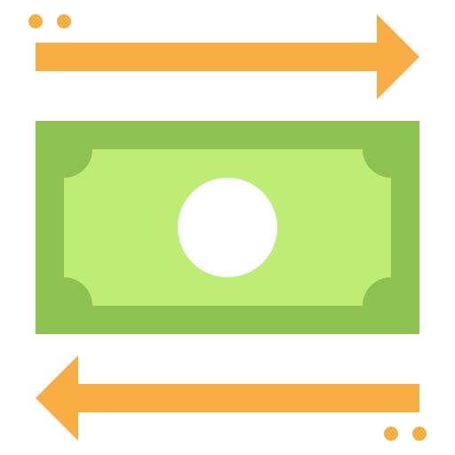 transfert d'argent Generic color fill Icône