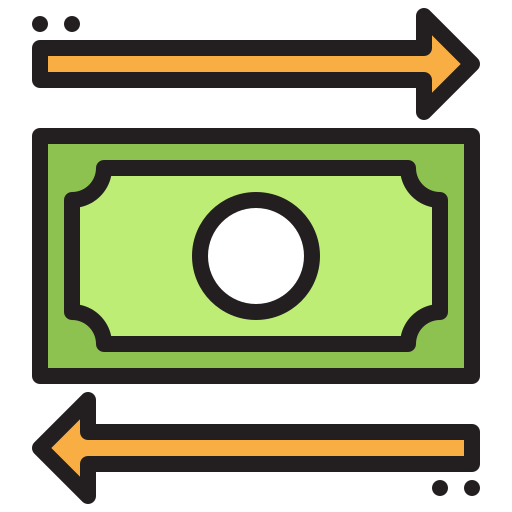 trasferimento di denaro Generic color lineal-color icona