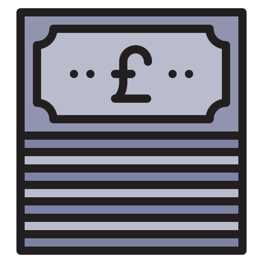 Pound sterling Generic color lineal-color icon