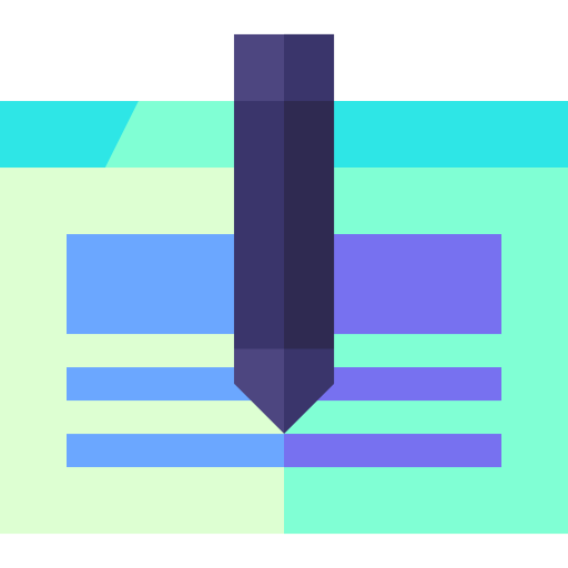 웹 디자인 Basic Straight Flat icon