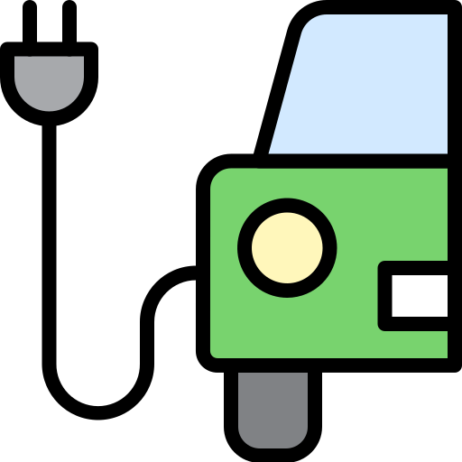 Электромобиль Generic color lineal-color иконка