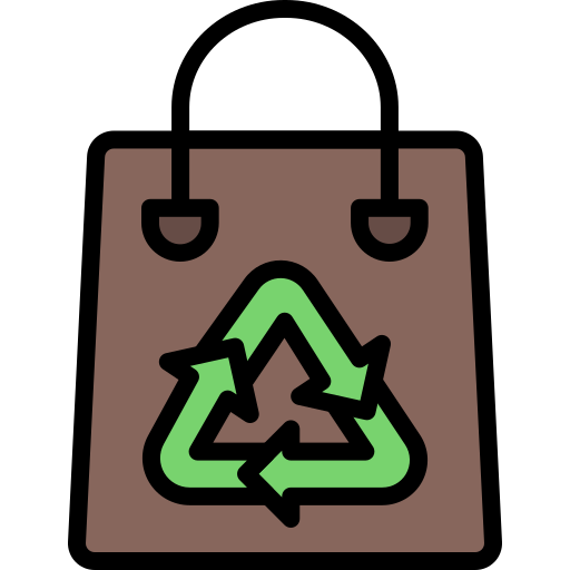 torba do recyklingu Generic color lineal-color ikona
