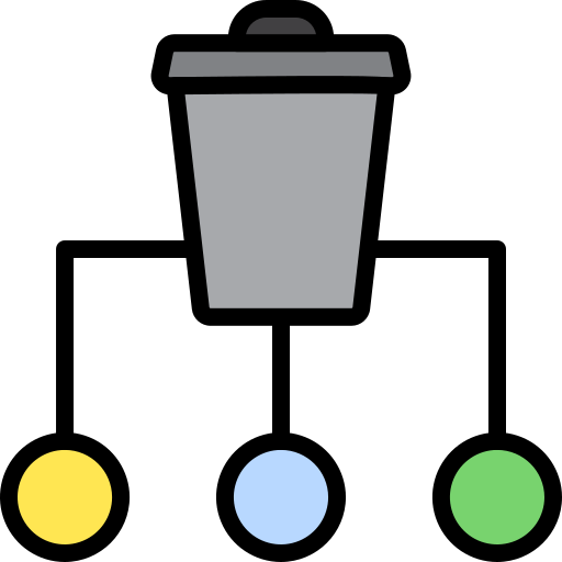 Trashcan Generic color lineal-color icon