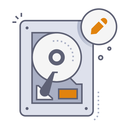 Harddisk Generic gradient lineal-color icon