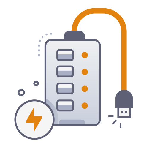 usb-hub Generic gradient lineal-color icon