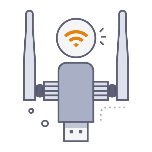 Wifi adapter Generic gradient lineal-color icon