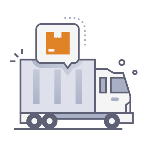 Delivery truck Generic gradient lineal-color icon