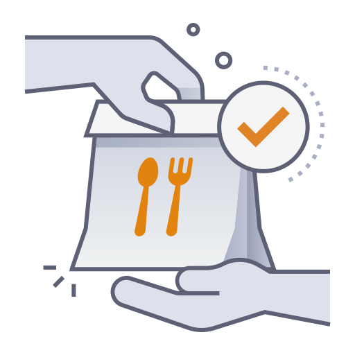 Food delivery Generic gradient lineal-color icon