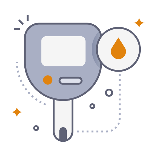 Glucometer Generic gradient lineal-color icon