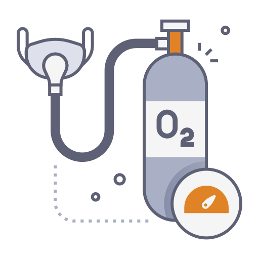 산소 Generic gradient lineal-color icon