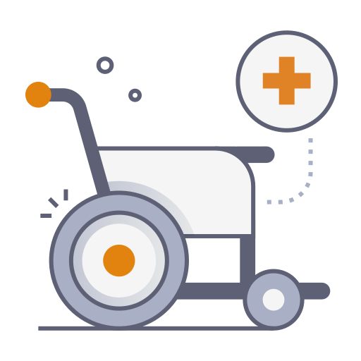 Wheelchair Generic gradient lineal-color icon