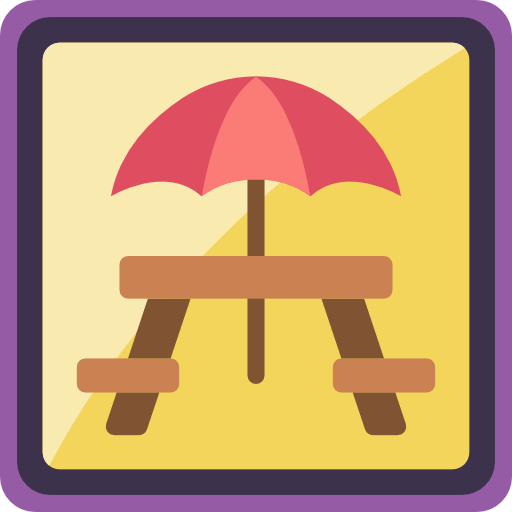picknick Basic Miscellany Flat icoon