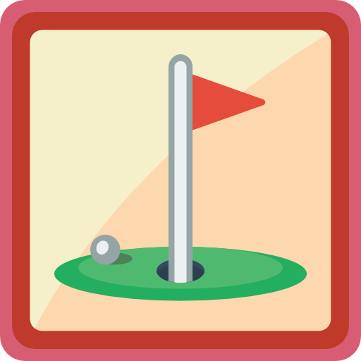 golf Basic Miscellany Flat icoon