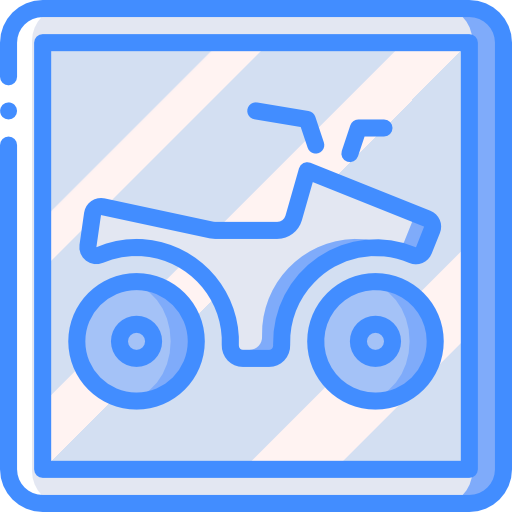Motorbike Basic Miscellany Blue icon