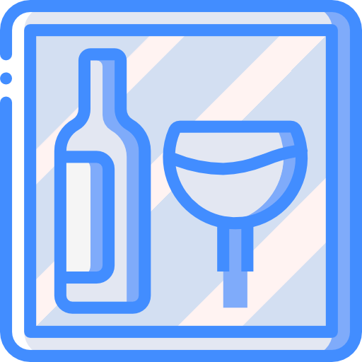 Bar Basic Miscellany Blue icon