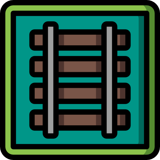 spoorweg Basic Miscellany Lineal Color icoon