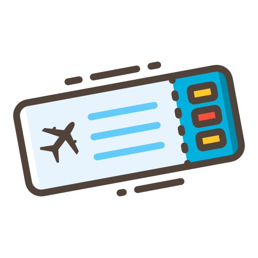 Boarding pass Chanut is Industries Lineal Color icon