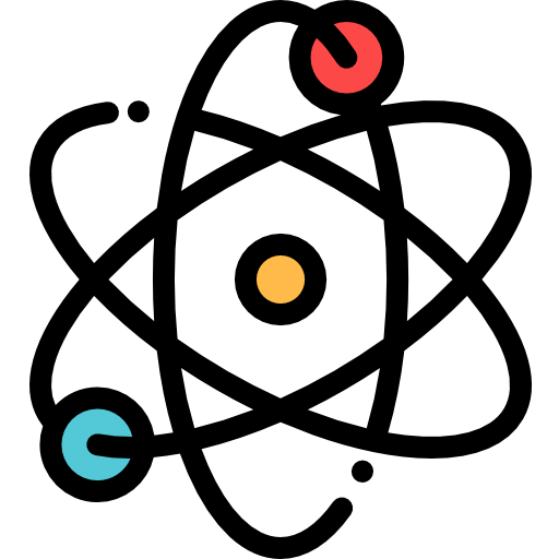 atom Detailed Rounded Lineal color icon