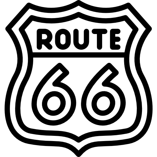 ruta 66 Basic Miscellany Lineal icono