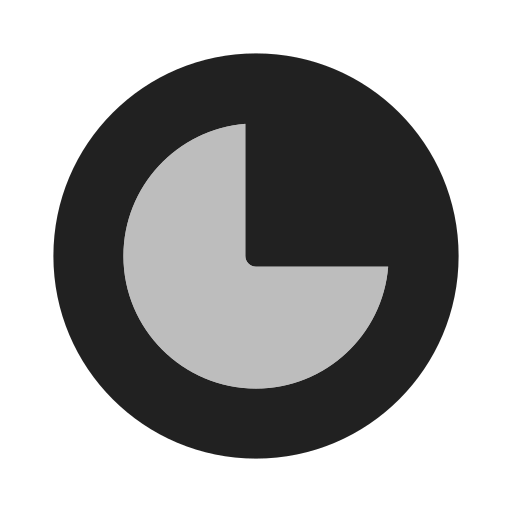 스톱워치 Generic black fill icon