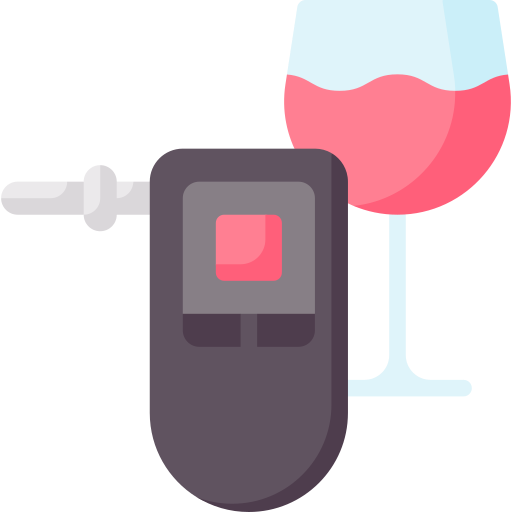 Alcohol sensor Special Flat icon