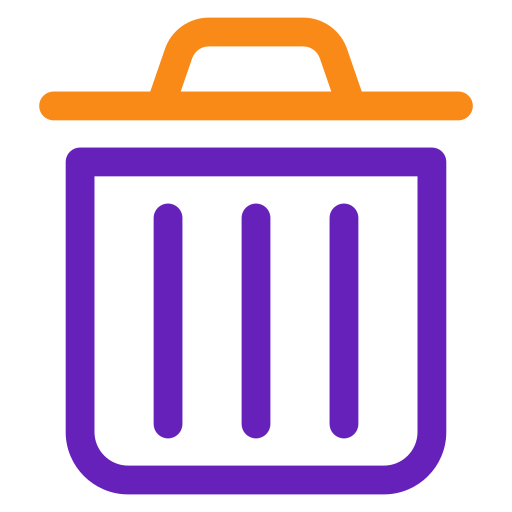 bote de basura Generic color outline icono