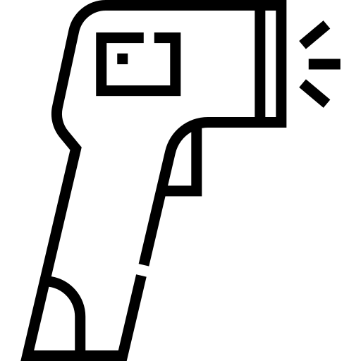 pistolet thermique Detailed Straight Lineal Icône