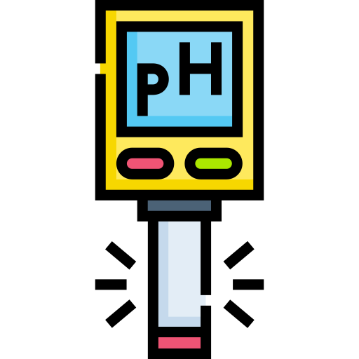 medidor de ph Detailed Straight Lineal color icono