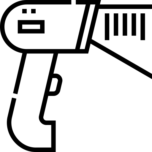 Barcode scanner Detailed Straight Lineal icon