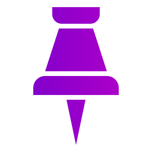 Pin Generic gradient fill icon