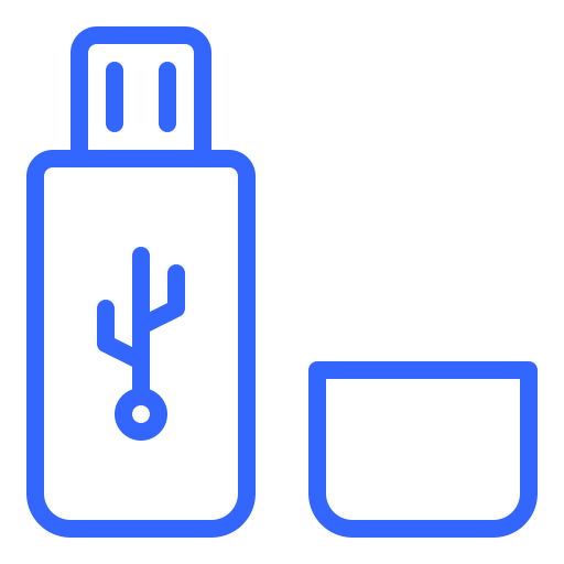 Flash drive Generic color outline icon