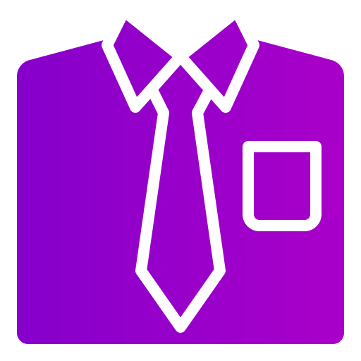 anzug und krawatte Generic gradient fill icon