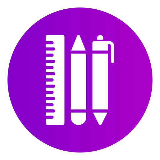 Stationery Generic gradient fill icon