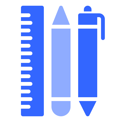 materiały piśmienne Generic color fill ikona