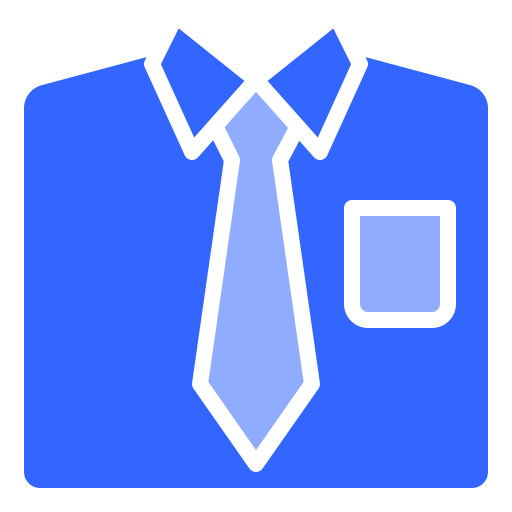 Костюм и галстук Generic color fill иконка