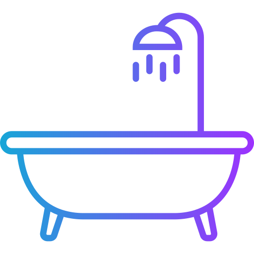 Bathtub Generic gradient outline icon