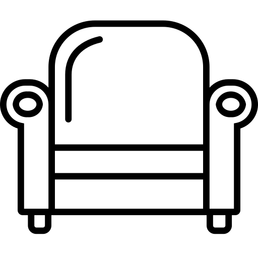 안락의자 Generic black outline icon