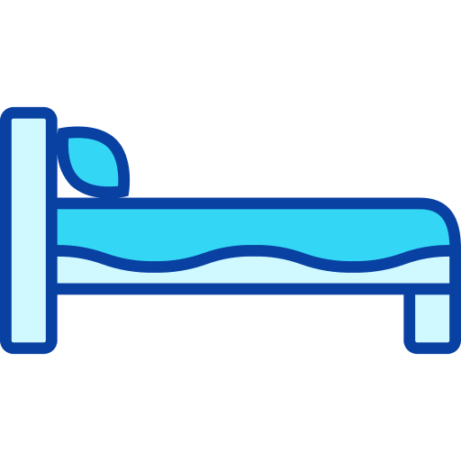 Bed Generic color lineal-color icon