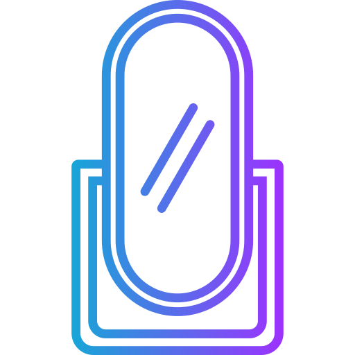 specchio Generic gradient outline icona