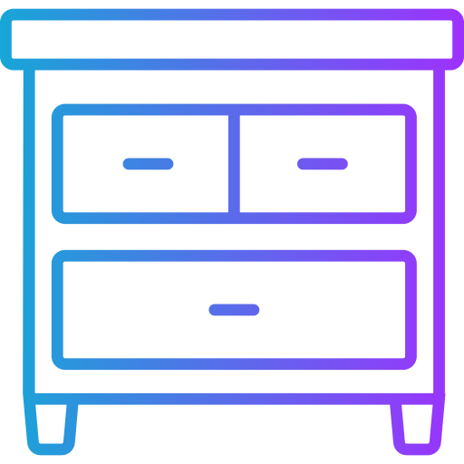 Bedside table Generic gradient outline icon